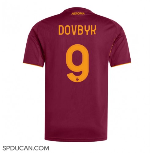 Muški Nogometni Dres AS Roma Artem Dovbyk #9 Domaci 2025-26 Kratak Rukav